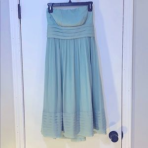 JCrew Chiffon Strapless Dress